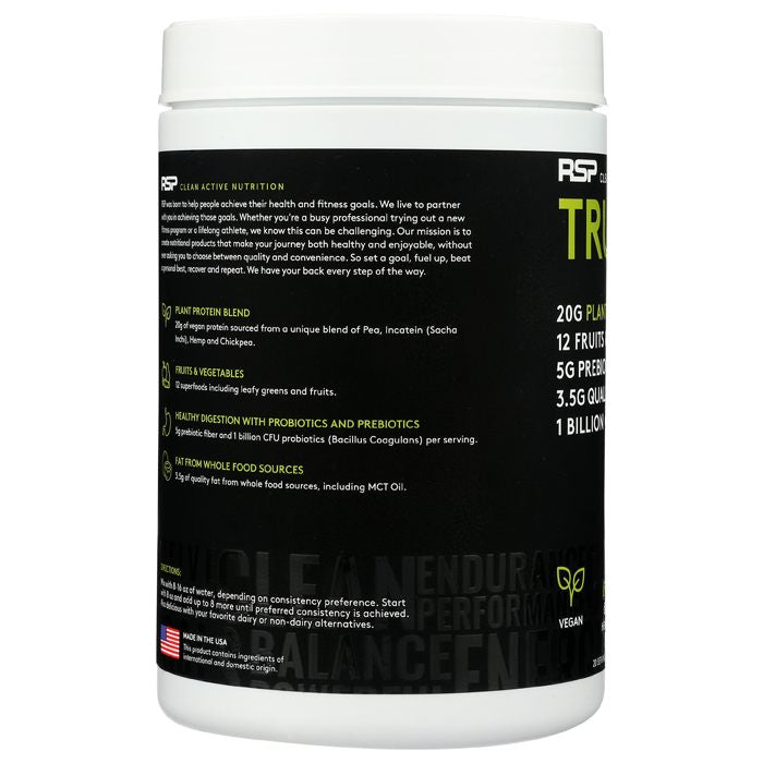 RSP Nutrition - Tru Fit Plant Protein Salted Chocolate, 1.18LB - back
