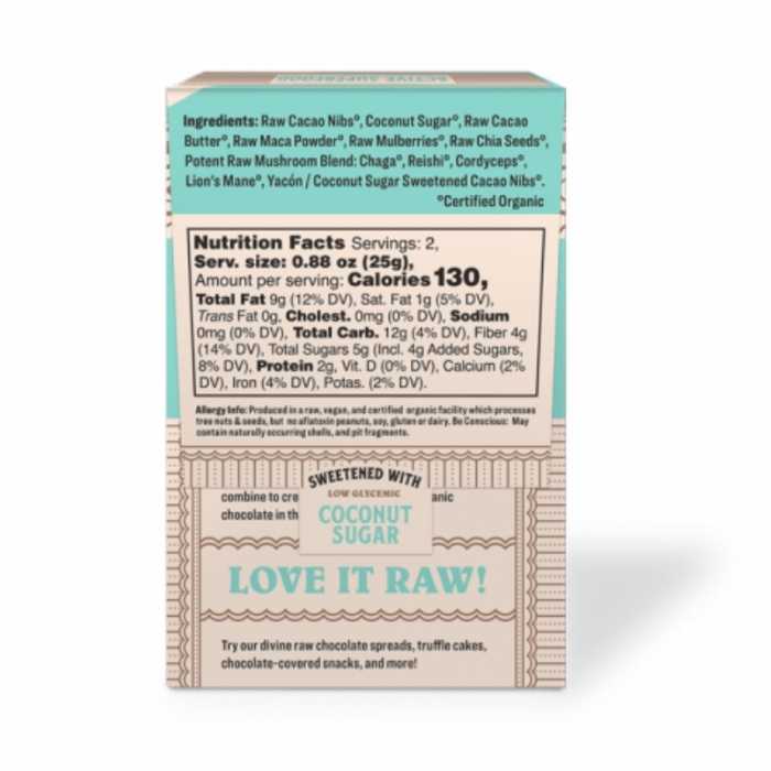 Rawmio - Chocolate Bark Active Superfood back