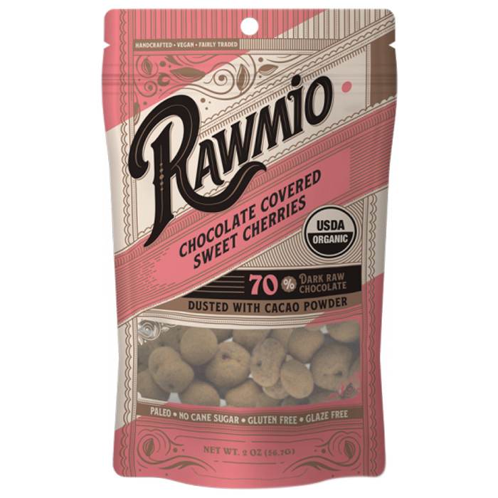 Rawmio - Chocolate Covered Sweet Cherries, 2oz