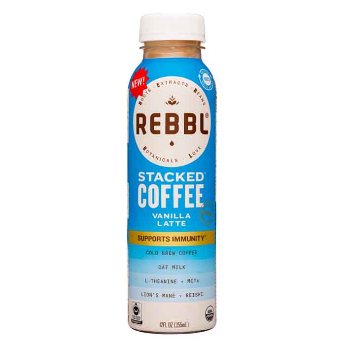 Rebbl Inc - Coffee - Vanilla Latte Stacked, 12oz