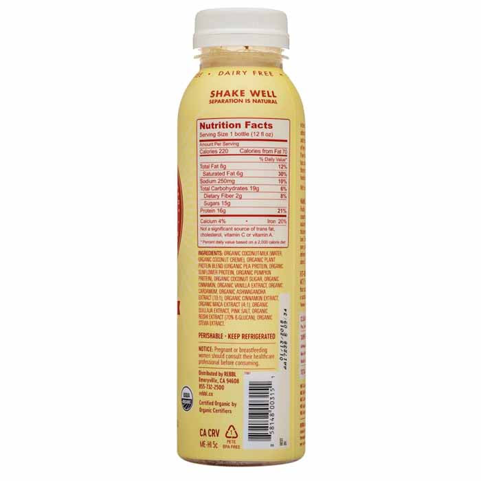 Rebbl Inc - Vanilla Spice Protein Drink, 12oz b