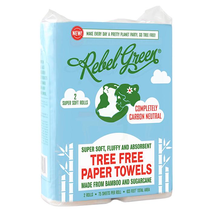 Rebel Green-Tree Free Paper Towels, 2pk