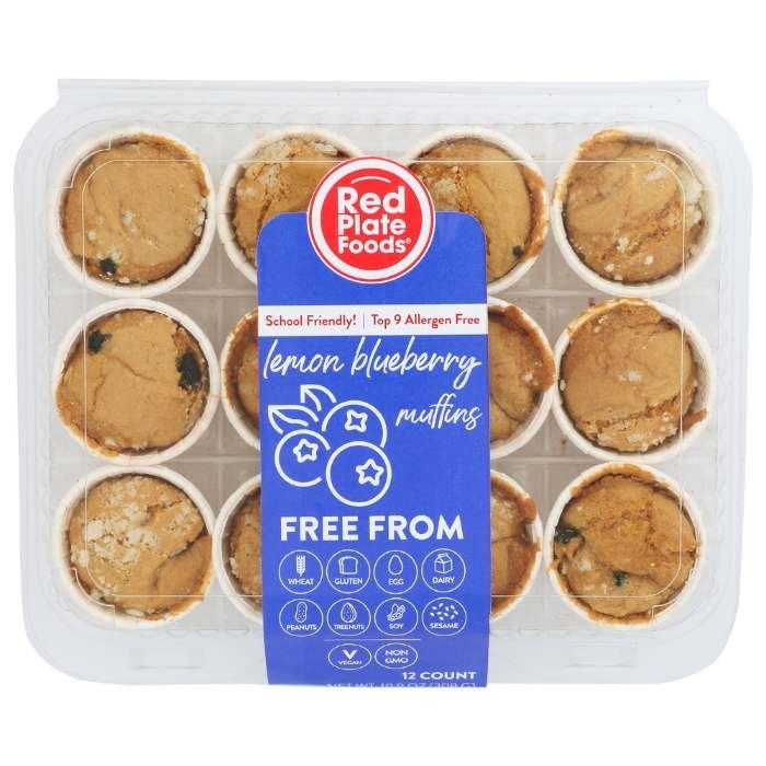 Red Plate Foods - Mini Muffins Cookie Dough, 10.9oz - front