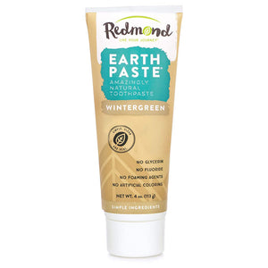 Redmond - Earthpaste Mineral Toothpaste with Silver Wintergreen, 4oz
