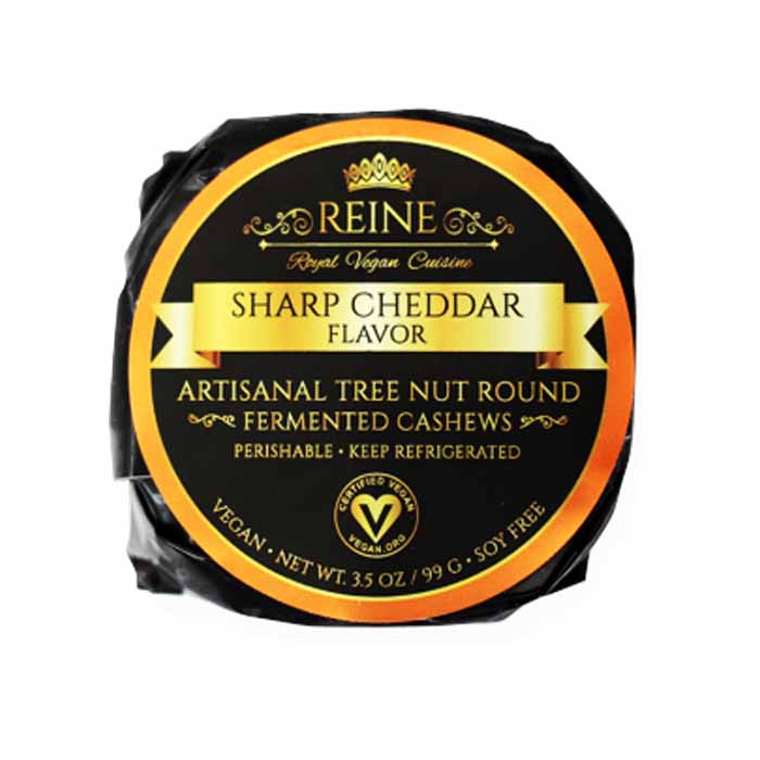 Reine Vegan Cheese - Sharp Cheddar ,3.5oz