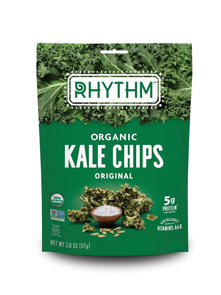 Rhythm Superfoods, Organic Kale Chips, Original, 2 oz
 | Pack of 12 - PlantX US