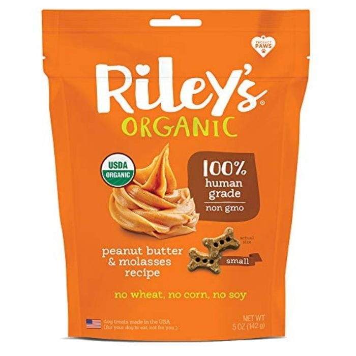 Riley's Organics - Peanut Butter Molasses, Small Bones - Front