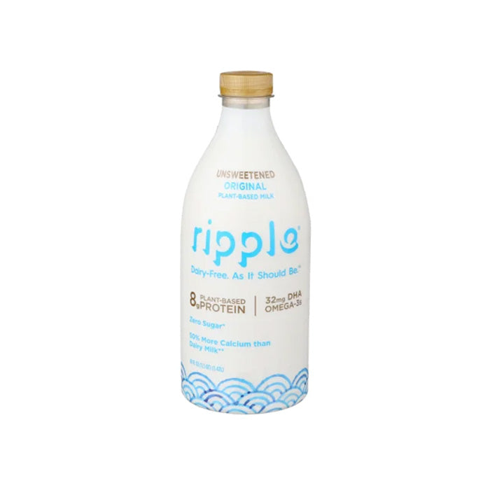 Ripple - Dairy-Free Unsweetened Milk - Original Milk, 48oz