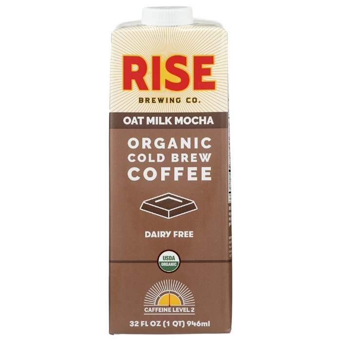 Rise Brewing Co. - Organic Cold Brew Oat Milk Mocha Coffee, 32 fl oz - front