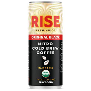 Rise Nitro Cold Brew Coffee - Original Black, 7oz