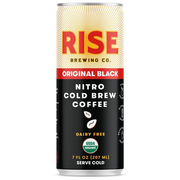 Rise Nitro Cold Brew Coffee - Original Black, 7 oz