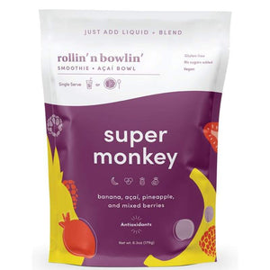 Rollin N Bowlin - Super Monkey Acai Bowl Mix, 6.3oz
