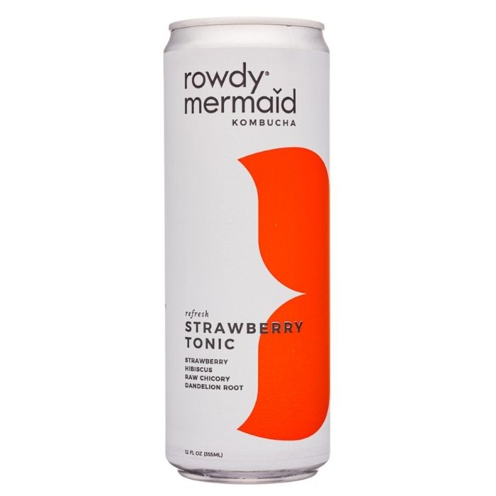 Rowdy Mermaid-KombuchaS trawberry Tonic - front