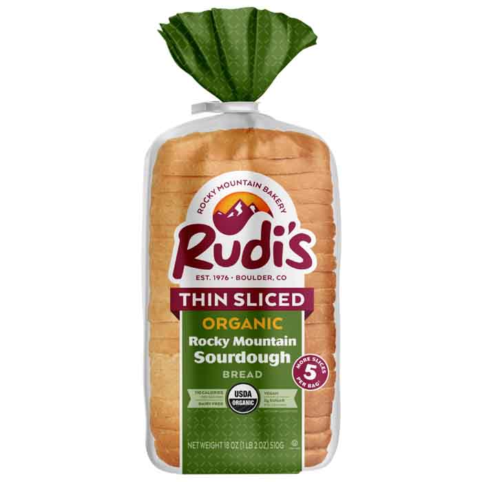 Rudis - Thin Sliced Sourdough Bread, 18oz 