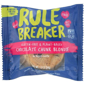 Rule Breaker Snacks - Chocolate Chunk Blondie, 1.9oz