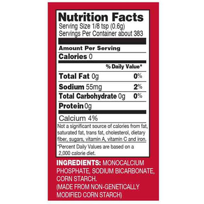 Rumford - Baking Powder, 8.1oz - Back