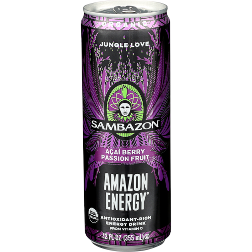 SAMBAZON: Amazon Energy Acai Berry Passion Fruit, 12 fo | Pack of 12 - PlantX US