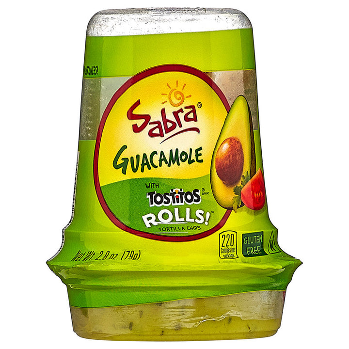Sabra Guacamole with Tostitos Rolls 2.8oz
 | Pack of 12 - PlantX US