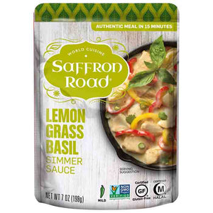 Saffron - Lemongrass Basil Simmer Sauce, 7oz