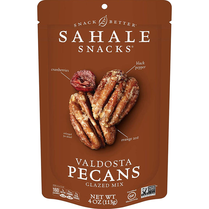Sahale Snacks Valdosta Pecans Glazed Mix, 4 Ounces
 | Pack of 6 - PlantX US