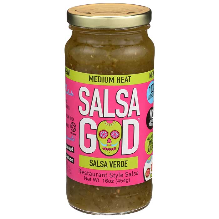 Salsa God - Medium Heat Salsas - Verde, 16oz - front