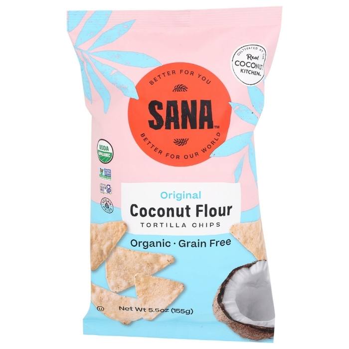 Sana - Coconut Flour Original Tortilla Chips, 5.5oz - front