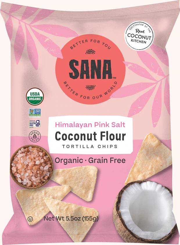 Sana - Tortilla Chips With Himalayan Pink Salt, 5.5oz | Pack of 12 - PlantX US