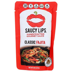 Saucy Lips: Classic Fajita Sauce , 8 Oz

 | Pack of 6