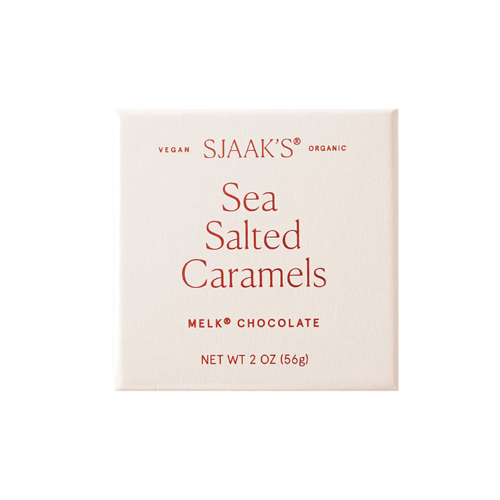 Sjaak's - Sea Salted Caramels Chocolate - Melk Chocolate, 2 Oz