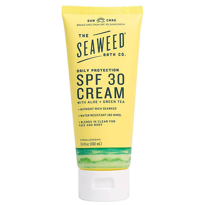 Seaweed Bath Co. - Daily Protection SPF 30 Cream, 3.4 fl oz
