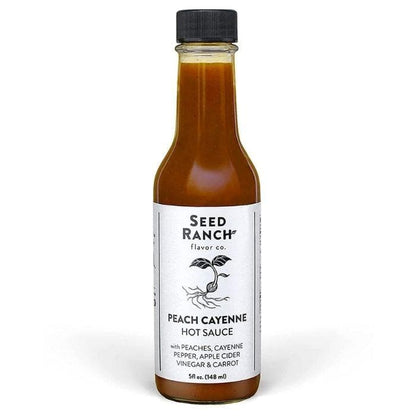 Seed Ranch Flavor Co. - Peach Cayenne Hot Sauce Medium Heat, 5 oz