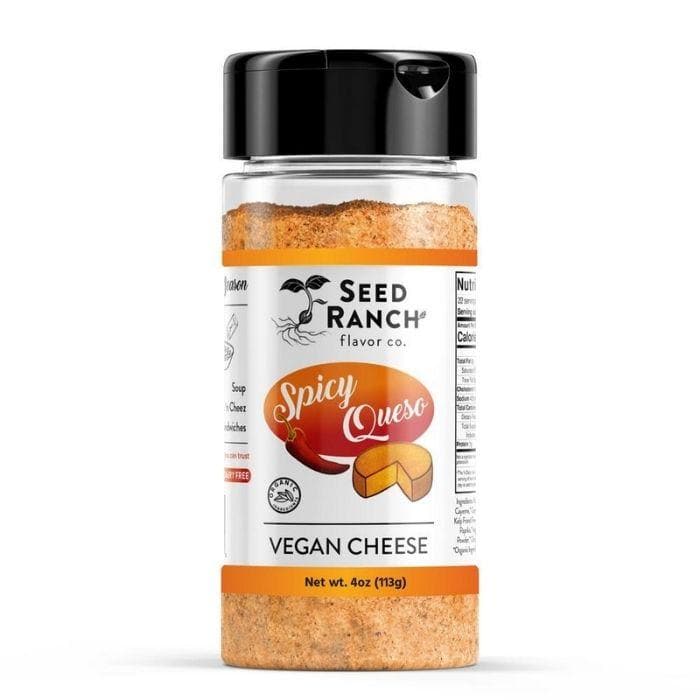 Seed Ranch Flavor Co.-  Spicy Queso Vegan Cheezy Blend Seasoning, 4 oz