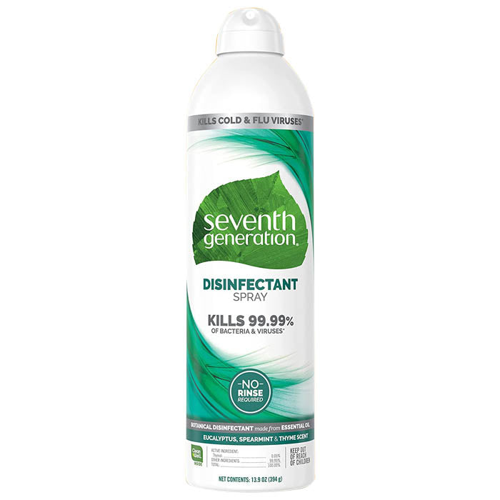 Seventh Generation - Disinfectant Spray - Eucalyptus, Spearment & Thyme, 14oz