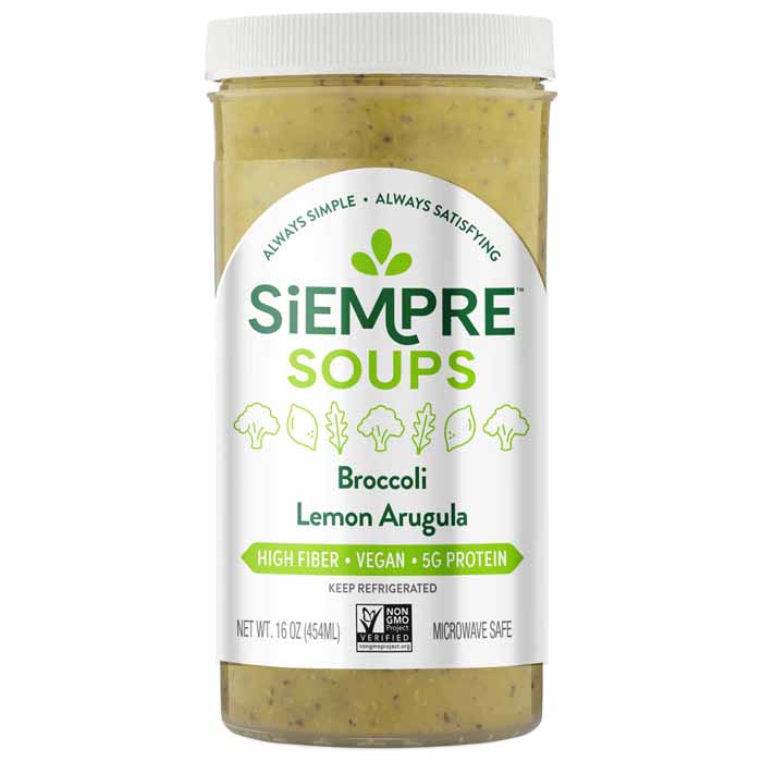 Siempre Soups - Broccli Arugula Lemn Soup, 16oz