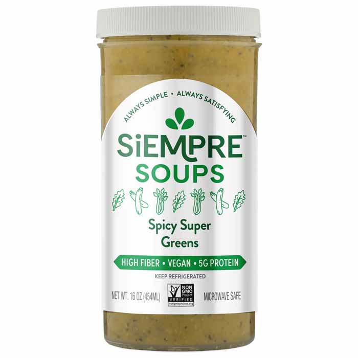 Siempre Soups - Spicy Spring Greens Soup, 16oz