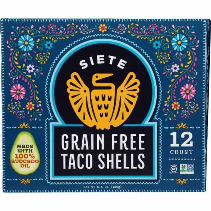Siete - Grain Free Taco Shells, 5.5oz - front