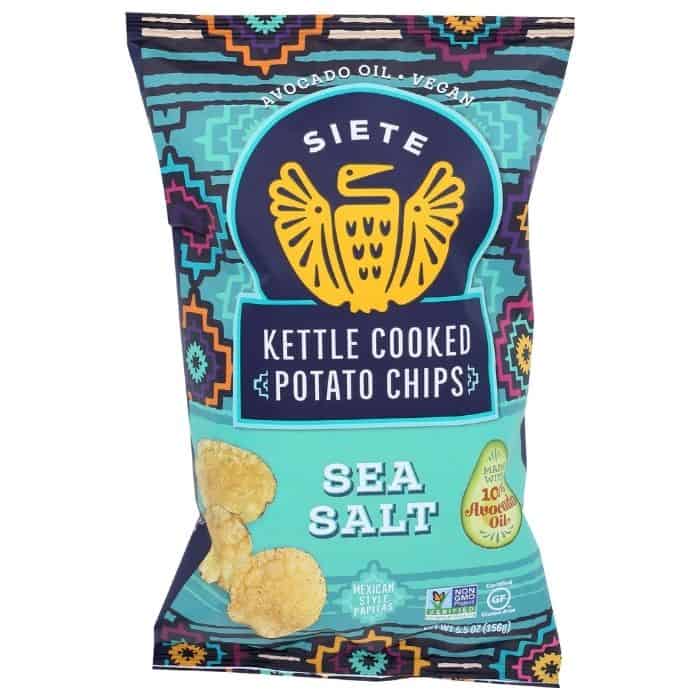 Siete - Sea Salt Potato Chips - front