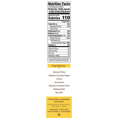 Simple Mills-Almond Flour Chocolate Muffin & Cake Baking Mix