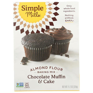 Simple Mills - Almond Flour Chocolate Muffin & Cake Mix, 10oz