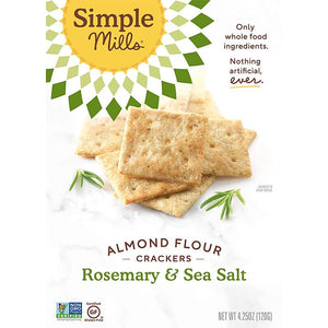 Simple Mills - Almond Flour Crackers Rosemary & Sea Salt, 4.25oz