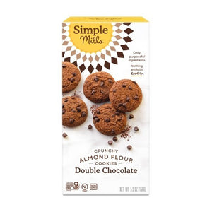 Simple Mills - Crunchy Cookies Crunchy Double Chocolate, 5.5oz
 | Pack of 6