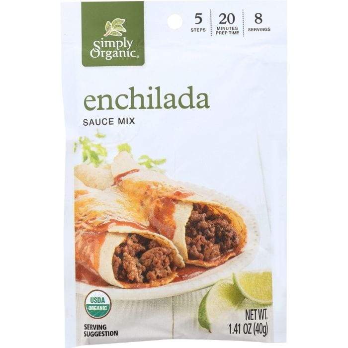 Simply Organic - Enchilada Sauce Mix, 1.4oz - Front