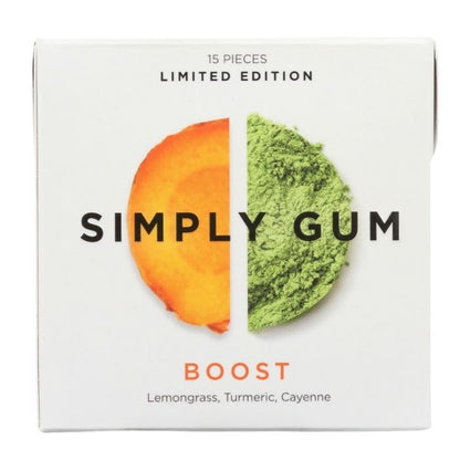 Simply Gum - Boost Gum, 15ct - front