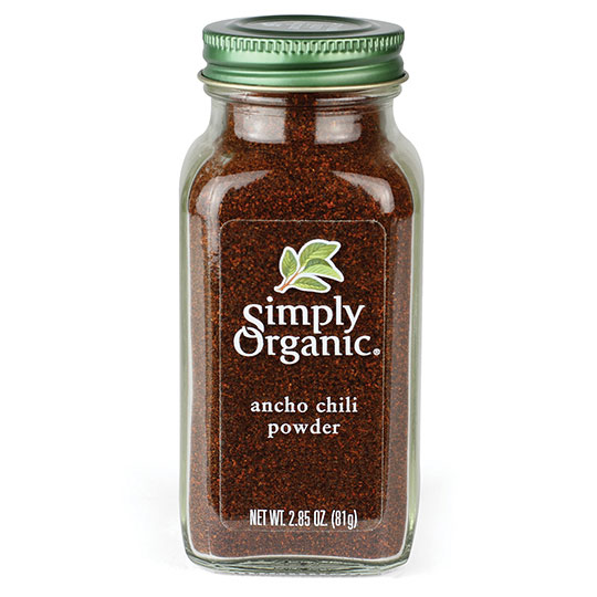 Simply Organic Ancho Chili Powder 2.85 oz
 | Pack of 6 - PlantX US
