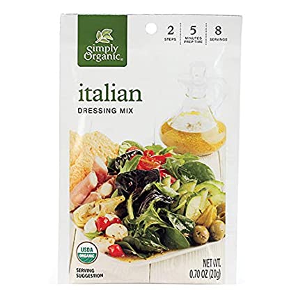 Simply Organic Dressing Mix Italian 0.7 Oz
 | Pack of 12 - PlantX US
