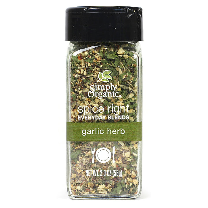 Simply Organic Spice Right Everyday Blends Garlic Herb 2 Oz
 | Pack of 6 - PlantX US