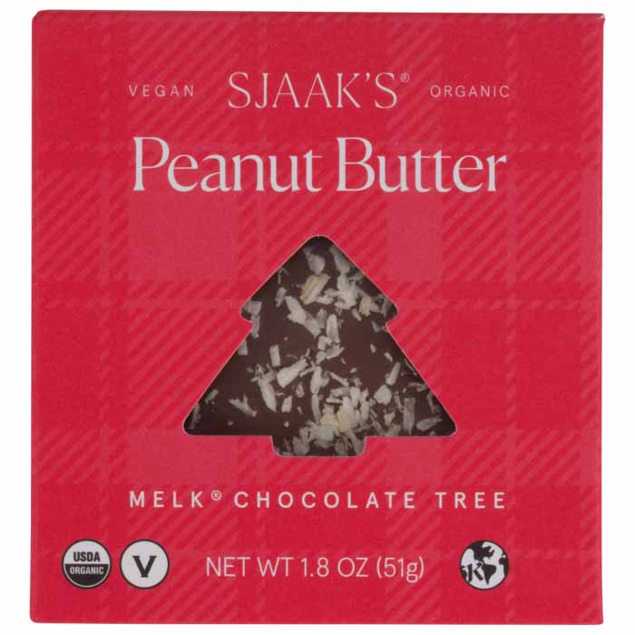 Sjaak's - Dark Chocolate Tree - Peanut Butter Crunch,1.8oz 