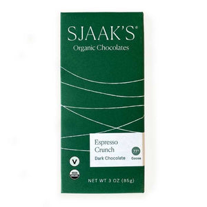 Sjaak's - Organic Dark Chocolate 77% Cocoa, 3oz | Multiple Flavors