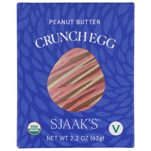 Sjaak's - Peanut Butter Crunch Egg in, 2.2oz | Multiple Flavour