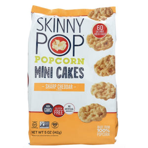 Skinny Pop - Popcorn Mini Cakes Sharp Cheddar, 5oz